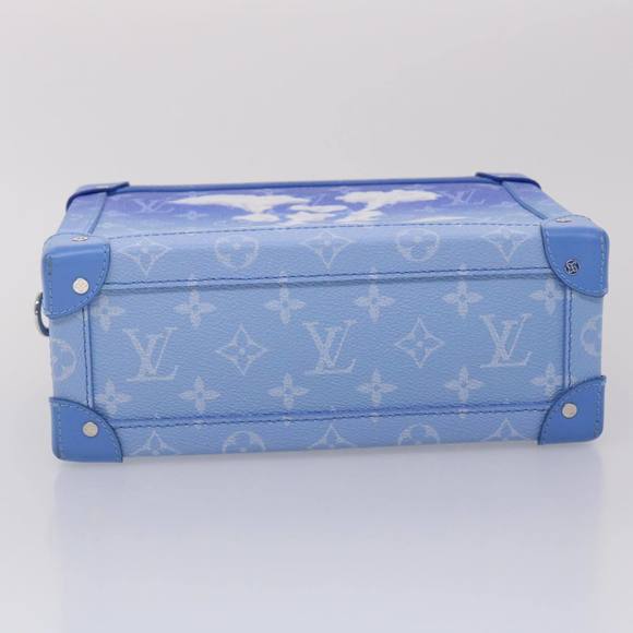 LOUIS VUITTON Monogram Clouds Soft Trunk Shoulder Bag Blue M45430 LV Auth 46350A - Picture 6 of 16